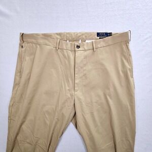 Polo Ralph Lauren‎ Performance Chino Pants Mens 42x30 Khaki Tan Stretch Trousers